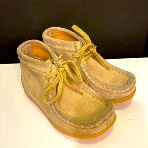 Clarks Originals Kids Wallabee Boot Sand Suede Size 7